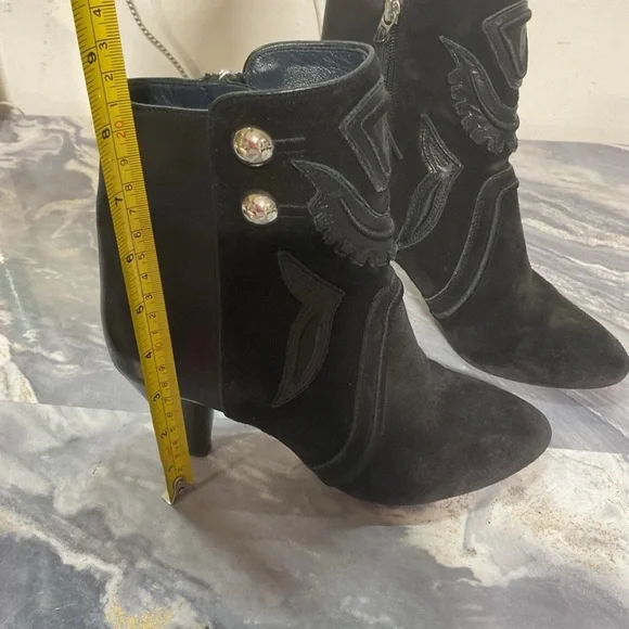 Isabel Marant Leather & Ankle Boots Size 37 - Picture 2 of 16